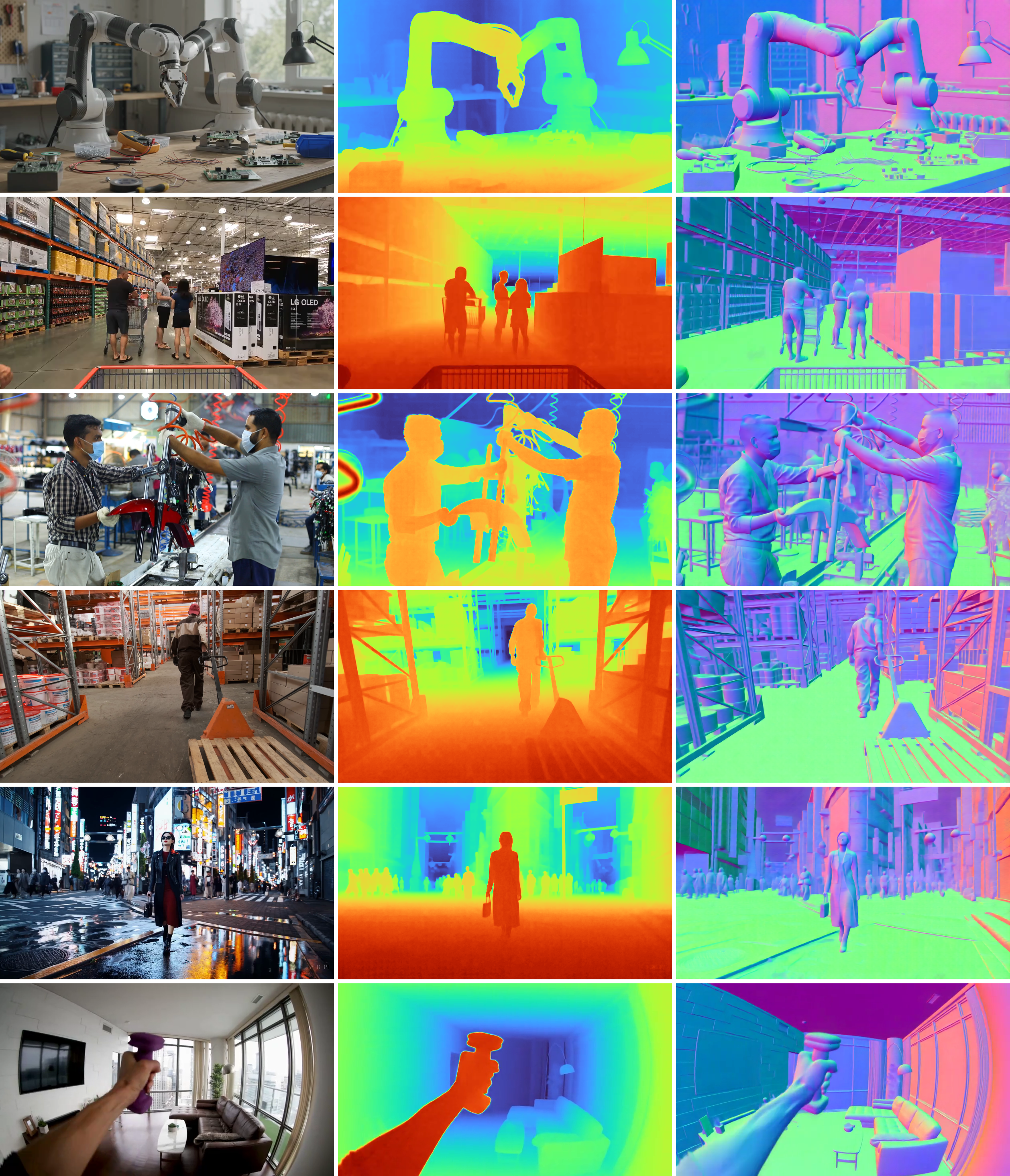 Depth and normal examples